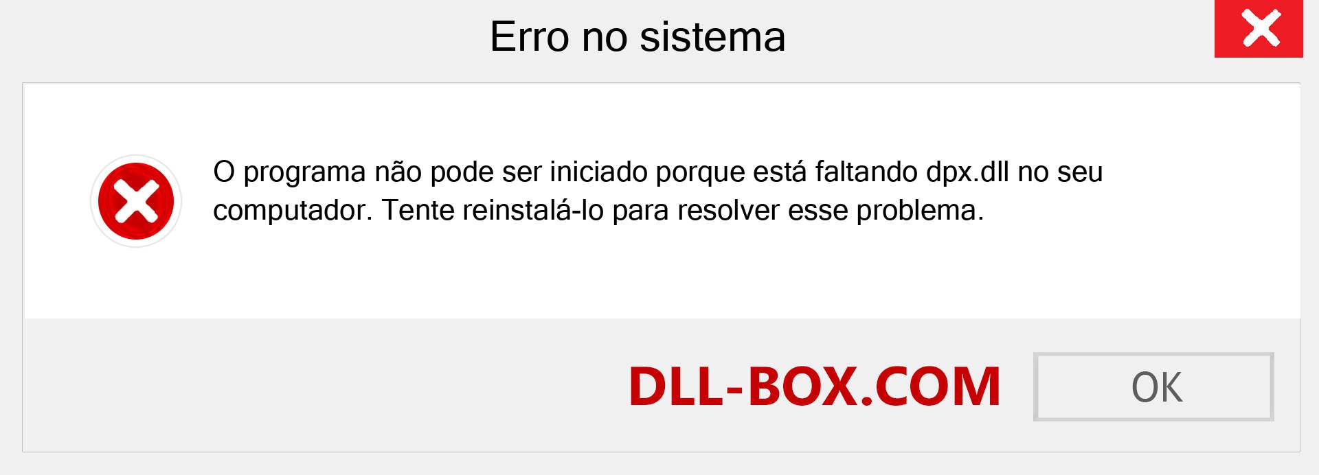 Arquivo dpx.dll ausente ?. Download para Windows 7, 8, 10 - Correção de erro ausente dpx dll no Windows, fotos, imagens